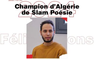 Arslane Ramy Azizi : champion national de slam en Algérie et ambassadeur de la poésie orale