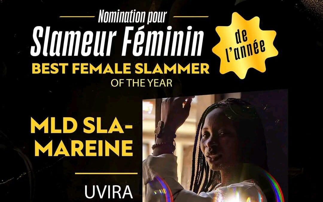 MLD Slamareine en lice pour le titre de meilleure slameuse aux Kivu Awards