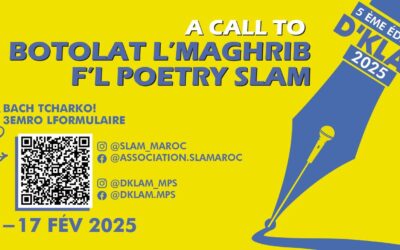 D’KLAM 2025 : Appel à candidatures pour révéler les talents du slam marocain
