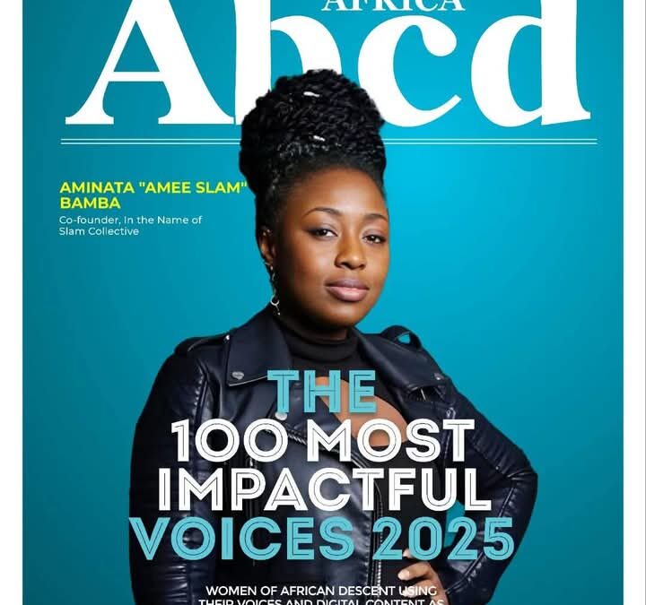 La slameuse ivoirienne Amee parmi les 100 femmes impactantes d’Afrique en 2025