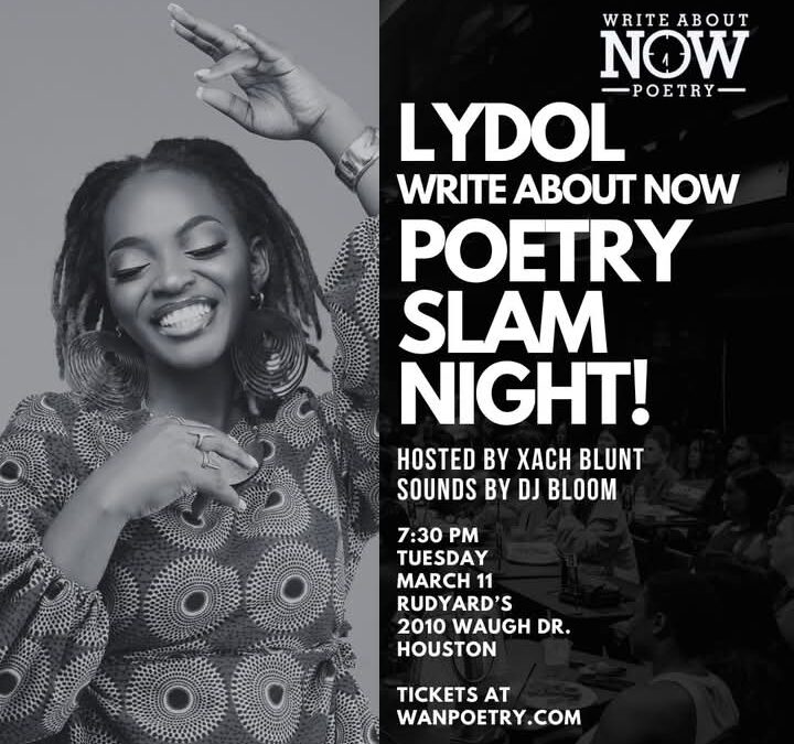 Lydol en vedette chez Write About Now à Houston au Texas