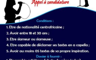 La Coupe Nationale du Slam en Centrafrique : une scène en pleine effervescence