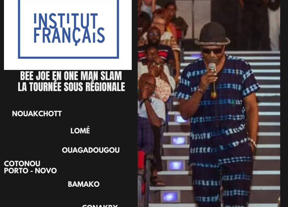 Bee Joe prépare une tournée slam inédite en Afrique de l’Ouest